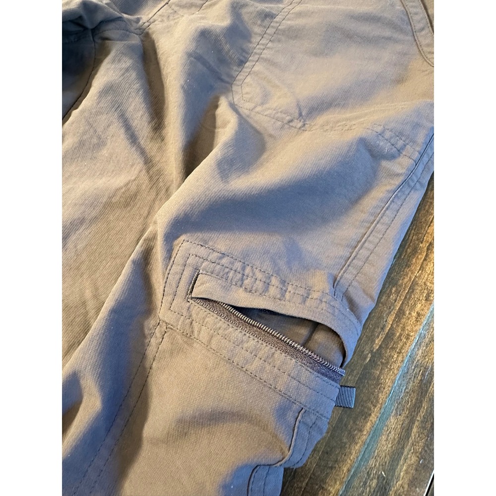 Royal Robbins Womens Outdoor‎ Hiking Travel Cropped Cargo Pants Size 12 - Picture 4 of 10